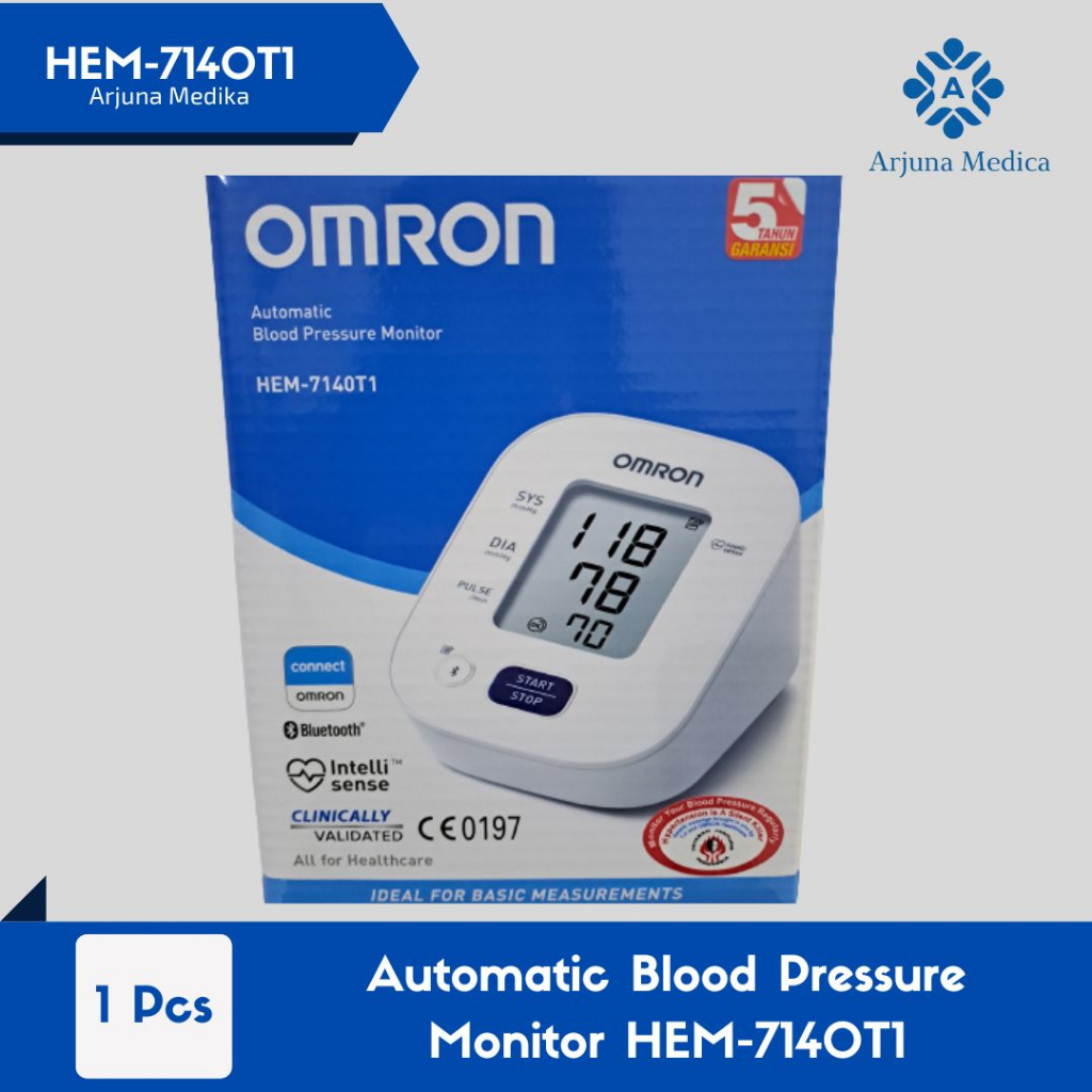Automatic Blood Pressure Monitor HEM-7140T1 | Tensimeter Digital | Connect Bluetooth | Original | Alat Ukur Tekanan Darah