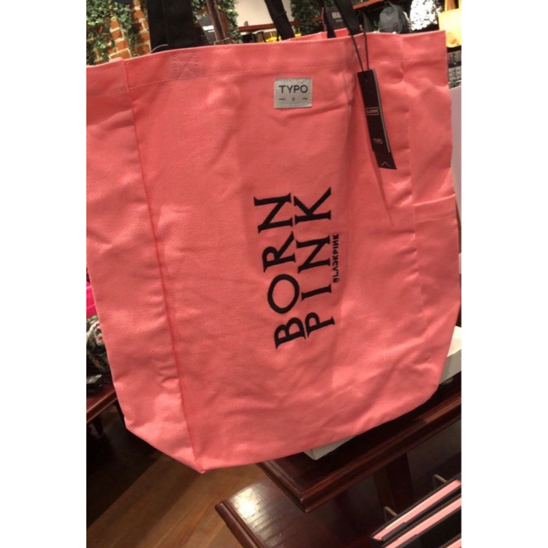 TOTEBAG TYPO X BLACKPINK