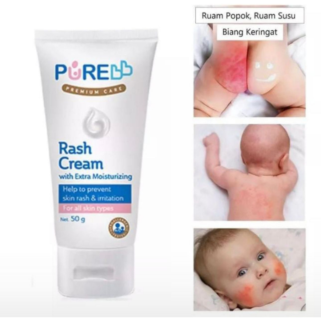 Purebb Rash Cream 50 gr - krim ruam bayi