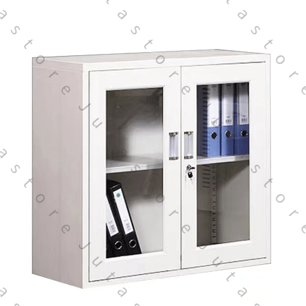 Lemari Arsip Filling Kabinet Pintu Buka Tutup Kaca