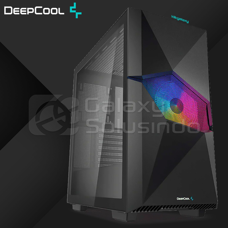 DeepCool CYCLOPS Tempered Glass E-ATX Gaming Case - Black