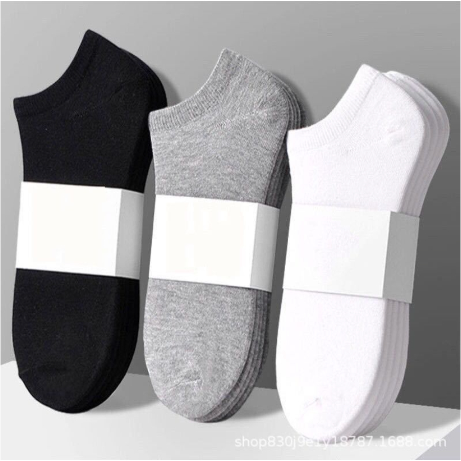 【GOGOMART】Kaos Kaki Olahraga Kaos Kaki Sekolah / Kaus Kaki Wanita Dan Cowok Dewasa Bahan Katun - POLOS - KK01