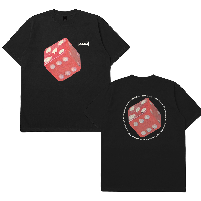 T-shirt Band Oasis Tour 1997