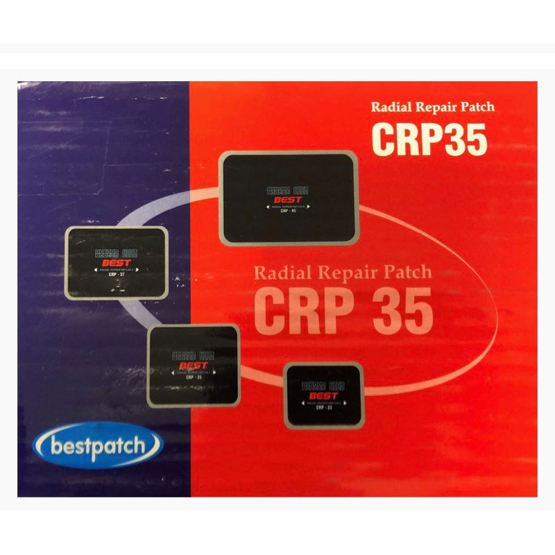 CRP 35 Radial Tire Patch Bestpatch Karet Tambal Ban 1 Biji
