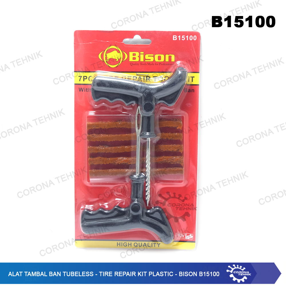 Tire Repair Kit Plastic - Bison B15100 - Alat Tambal Ban Tubeless