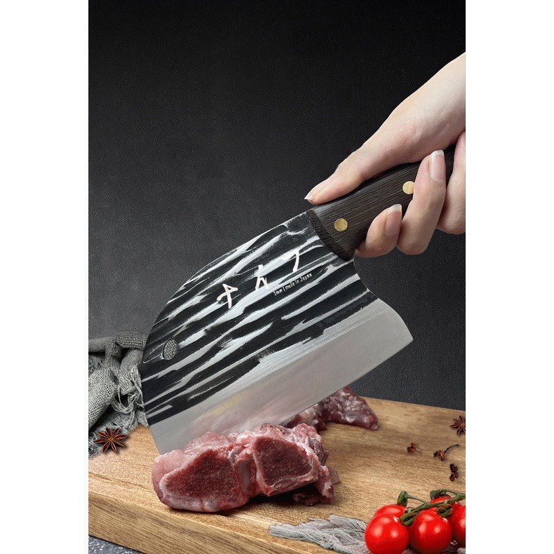 Pisau Jepang Super Tajam-SUPER KNIFE JAPAN Profesional Stainless Steel Cacah Tulang Dagin Kurban