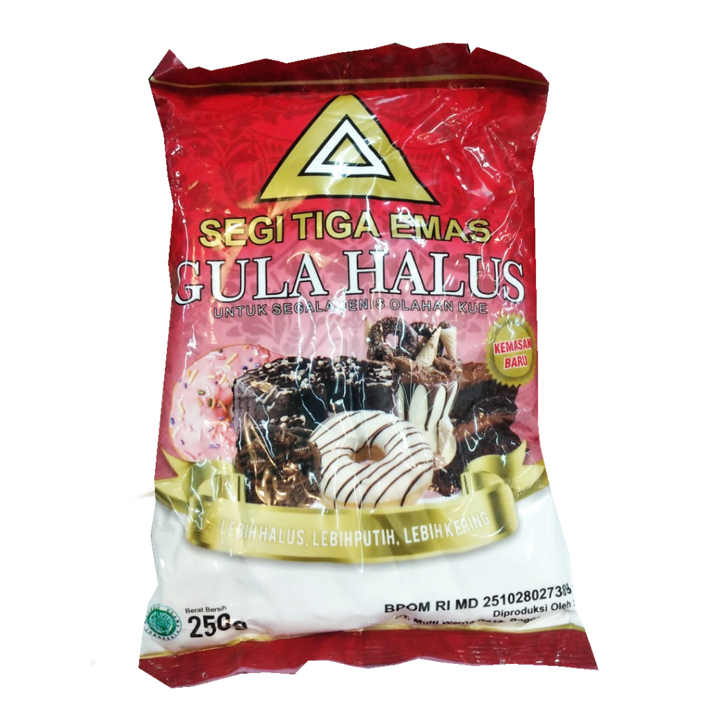 

SEGITIGA EMAS GULA HALUS 250g