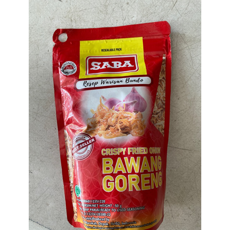 

Saba Bawang goreng 50g