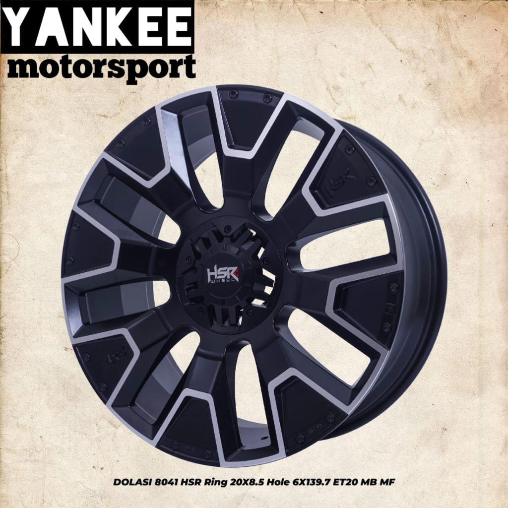 Velg Mobil Triton, Fortuner, Hilux, Terrano dll Ring 20 HSR DOLASI