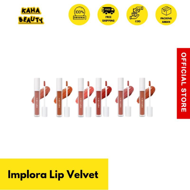 [IMPLORA] LIP VELVET MATTE ATTRACTIBE EXTROVERT FEARLESS HONEST NAIVE SERENITY