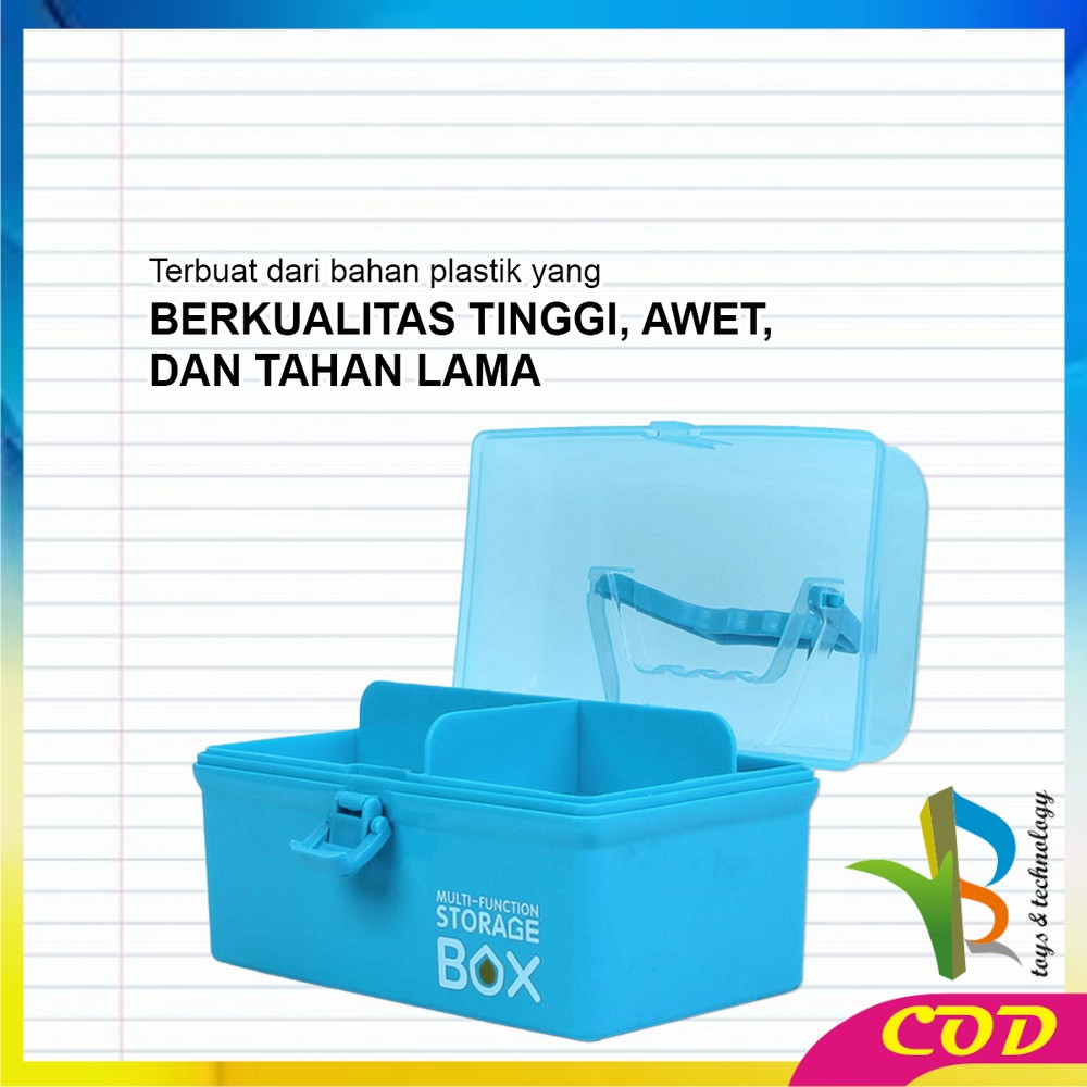 RB-C831 Tempat Kotak Penyimpanan Box Perhiasan Serbaguna Kotak Obat Tool Box / Kotak Mainan Perkakas Box Organizer Storage