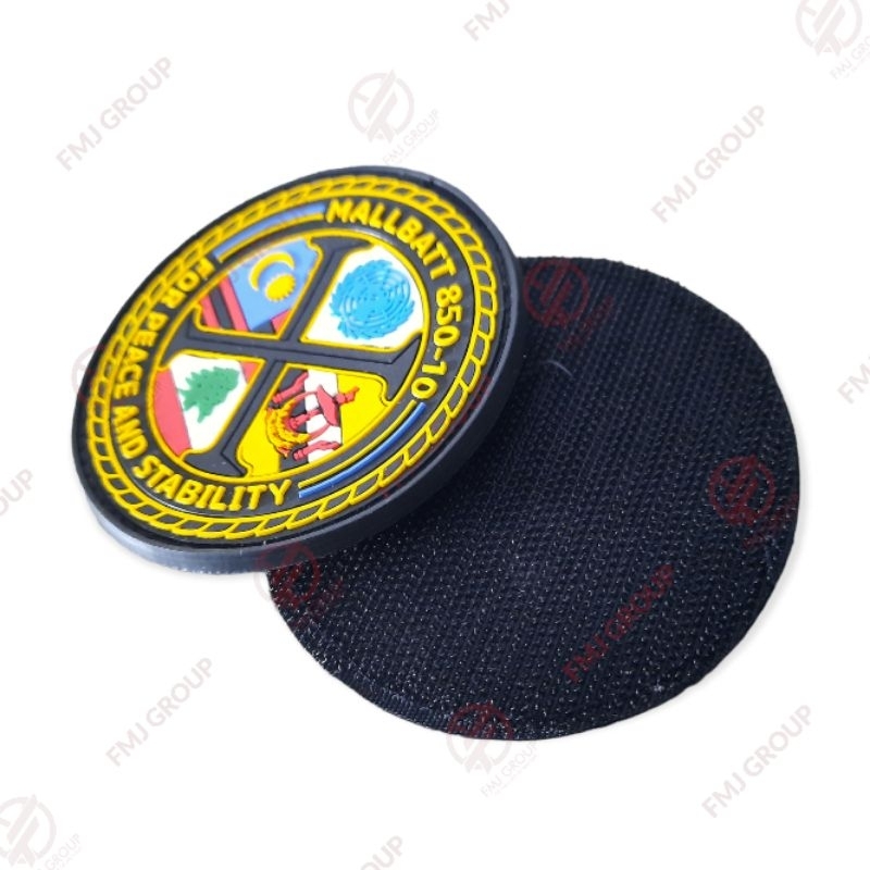 Emblem Patch Rubber MALLBATT 850-10 FOR PEACE AND STABILITY AIRWINGS