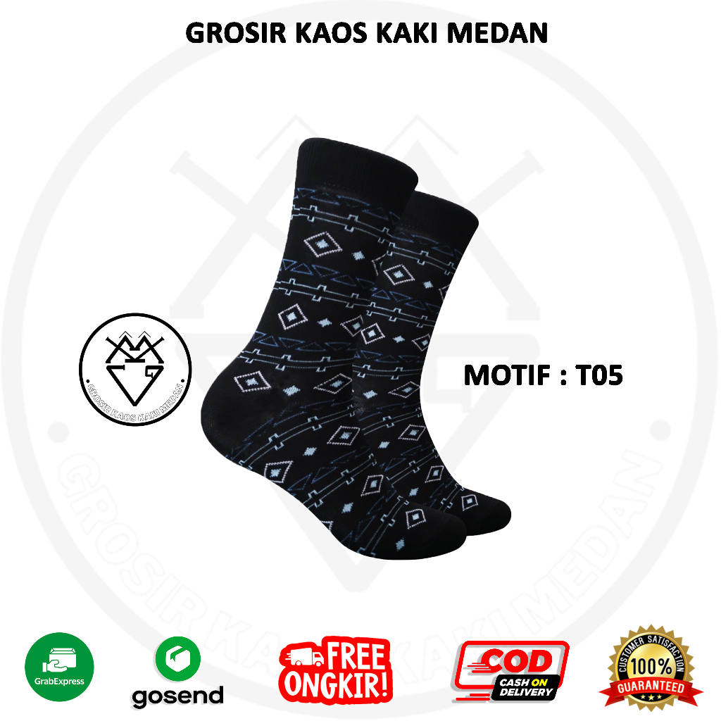 DISKON KAOS KAKI SKATE OLDSCHOOL MOTIF T05 CEWEK COWOK GROSIR MEDAN