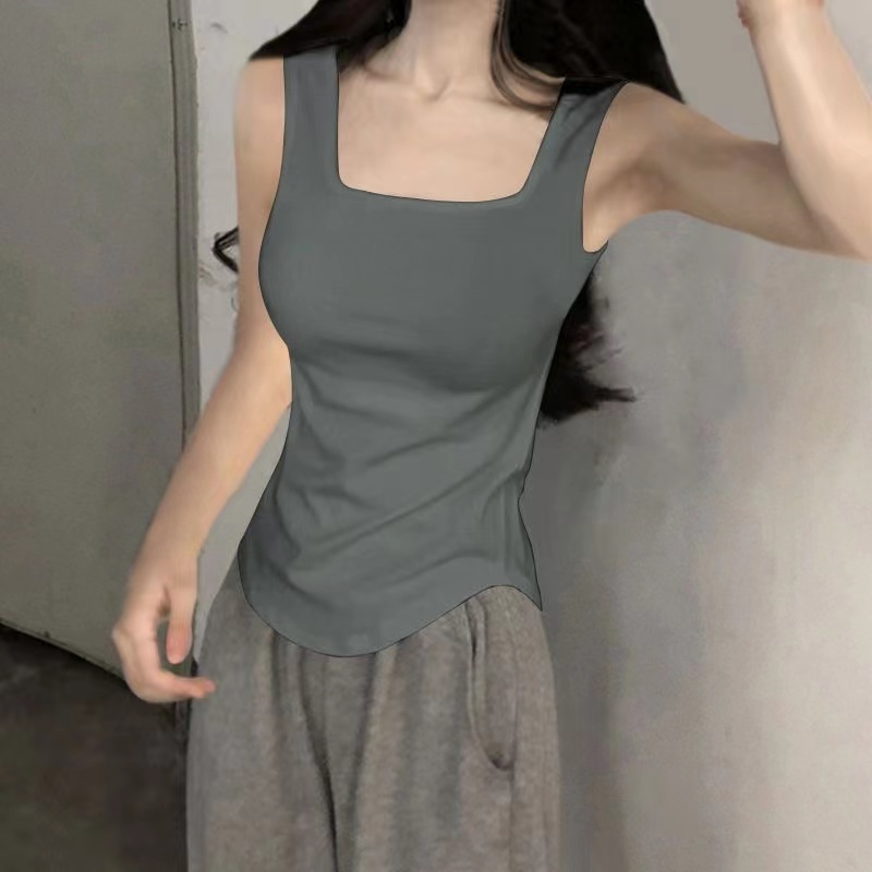 Basic TankTop Knit - Atasan Wanita Rajut Import TM (M0612)