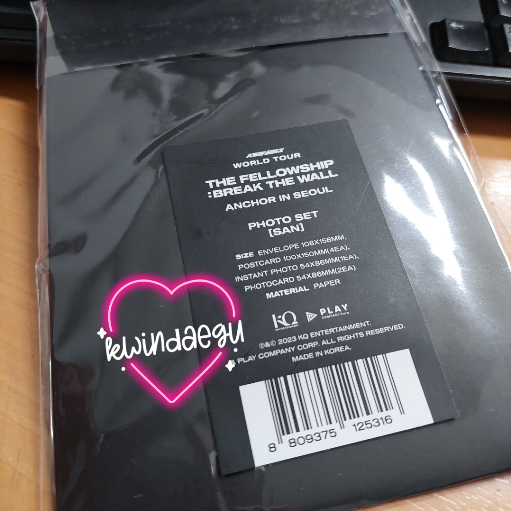 MD ATEEZ ANCHOR IN SEOUL FELLOWSHIP : BREAK THE WALL PHOTOSET