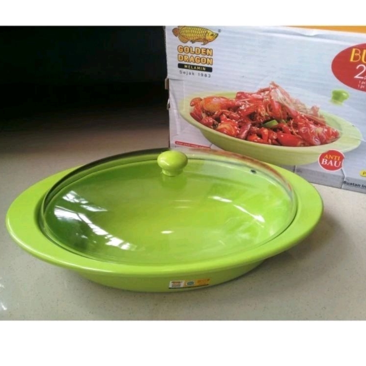 TEMPAT PRASMANAN BUFFET SET OVAL 13.5" MELAMINE