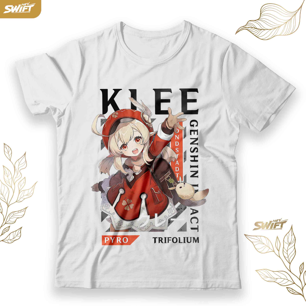 KAOS Klee - Genshin Impact 2 TSHIRT BAJU DISTRO