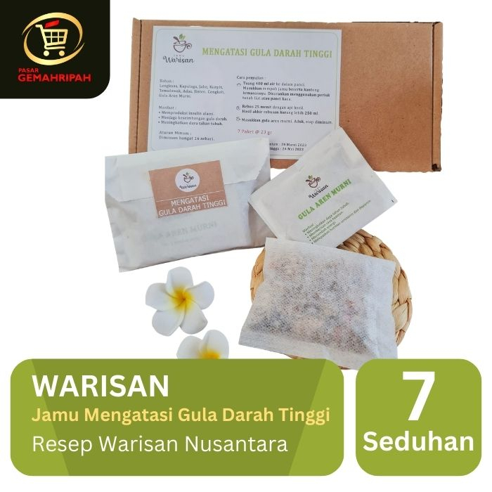 

Jamu Warisan - Jamu Mengatasi Gula Darah Tinggi (Organik)