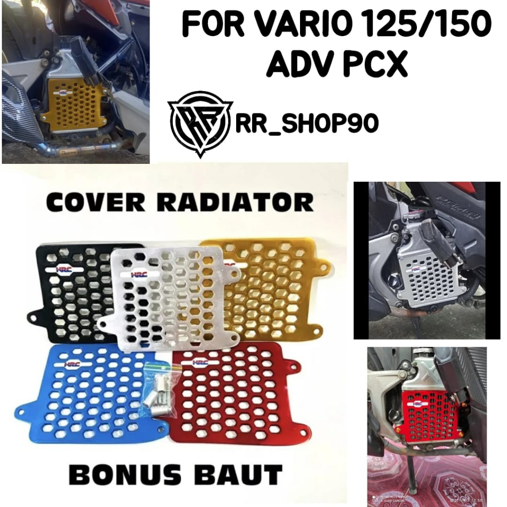 COVER TUTUP RADIATOR VARIO 125/150 PCX DAN ADV