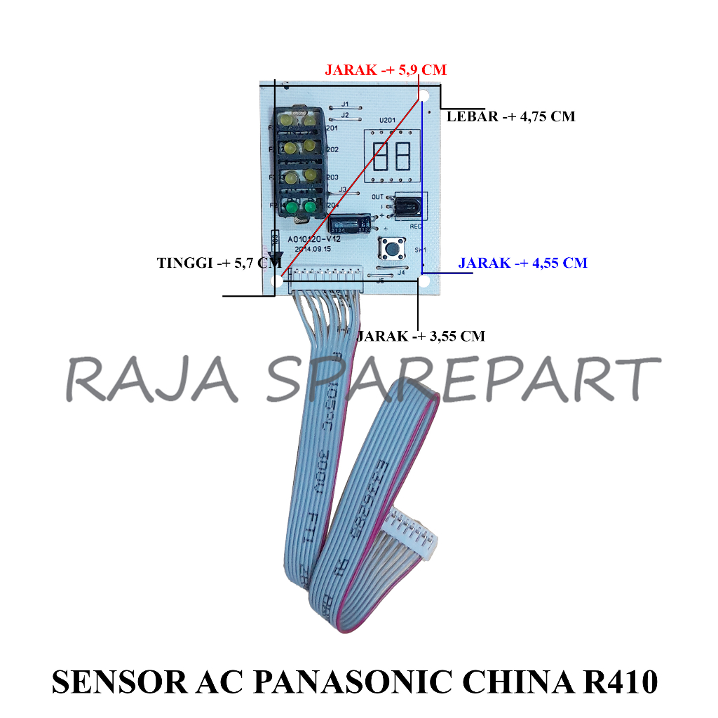 MODUL DISPLAY/DISPLAY SENSOR/MODUL SENSOR AC/SENSOR AC PANASONIC CHINA R410