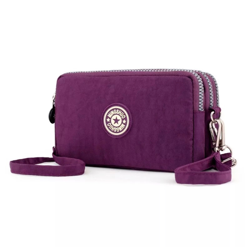 MARIONE - Dompet Tas Selempang Wanita VEXA ( 100% IMPORT ) Dompet Hp bahan Parasut 3 Rest Anti Air 3