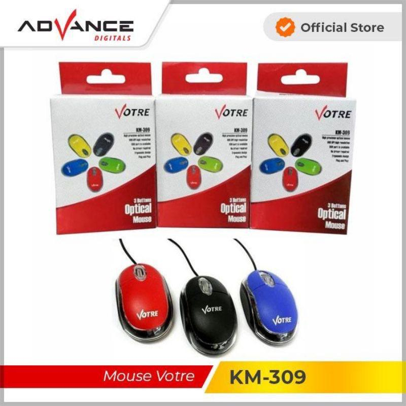 Mouse Votre KM-309 Optical Mouse Komputer VOTRE Mouse Laptop Kabel USB