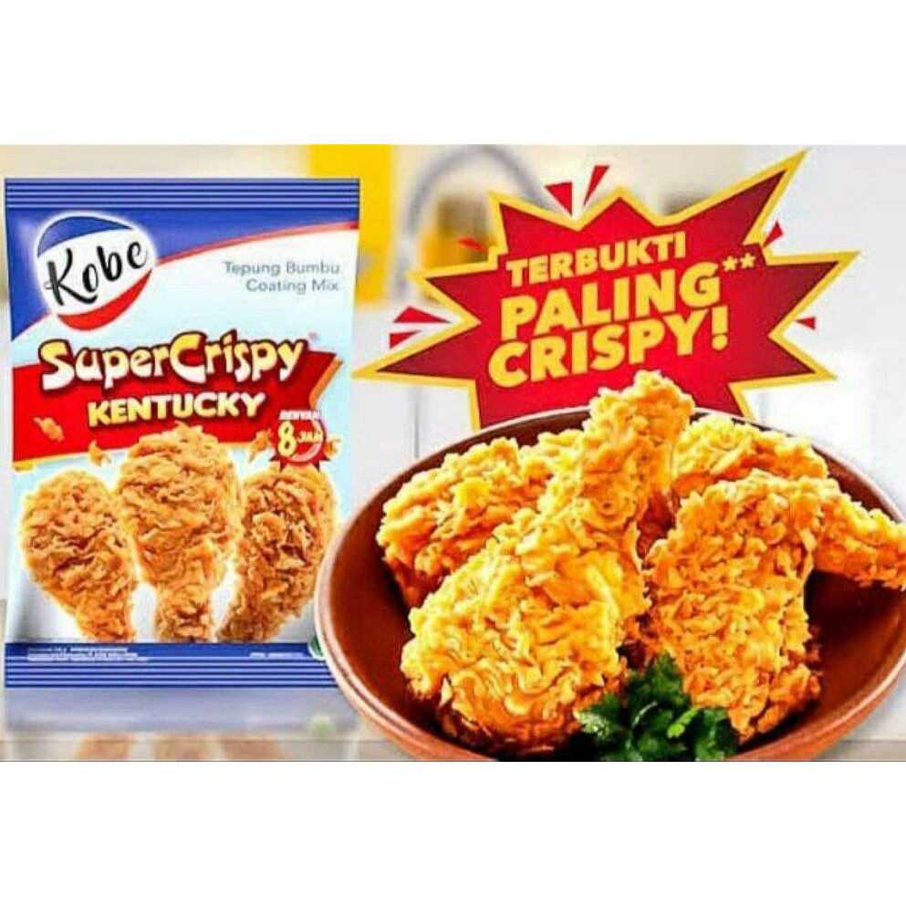 (JSO) KOBE Super Crispy Kentucky 850gr / tepung ayam krispy kobe / tepung ayam instant