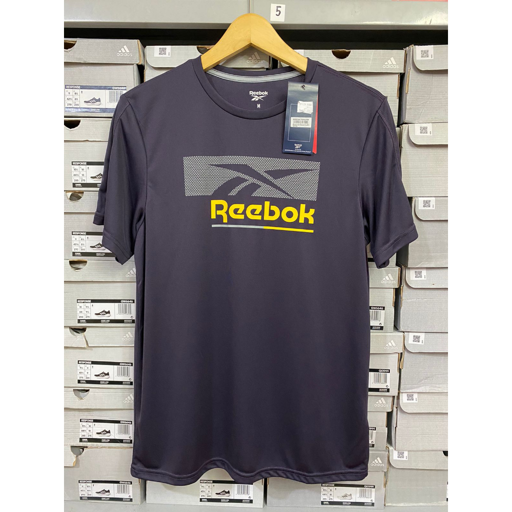 Reebok Men Performance T-shirt Purple REEX2P2MT1PR Kaos Pria Original