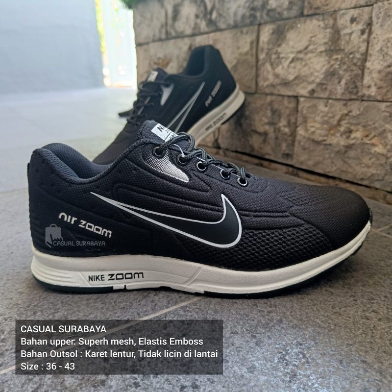 Sepatu Sport Running Olahraga Pria Wanita Best Seller. Sepatu Sport Olahraga Zumba Joging Gym Pria Hitam Putih Limited Edition