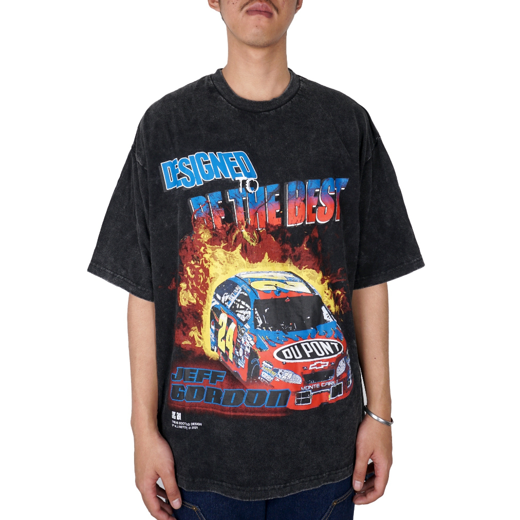 Toxic1805 Vintage Nascar Jeff Gordon Dupont 24 Washing Oversize Tee T-Shirt Kaos