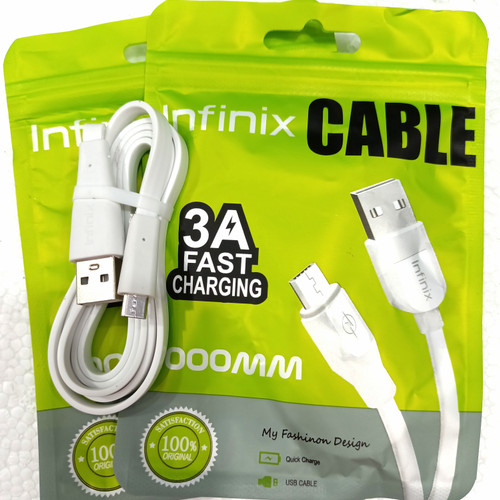 Kabel Data Infinix Fast Charging 1M 3A Support Sync Data