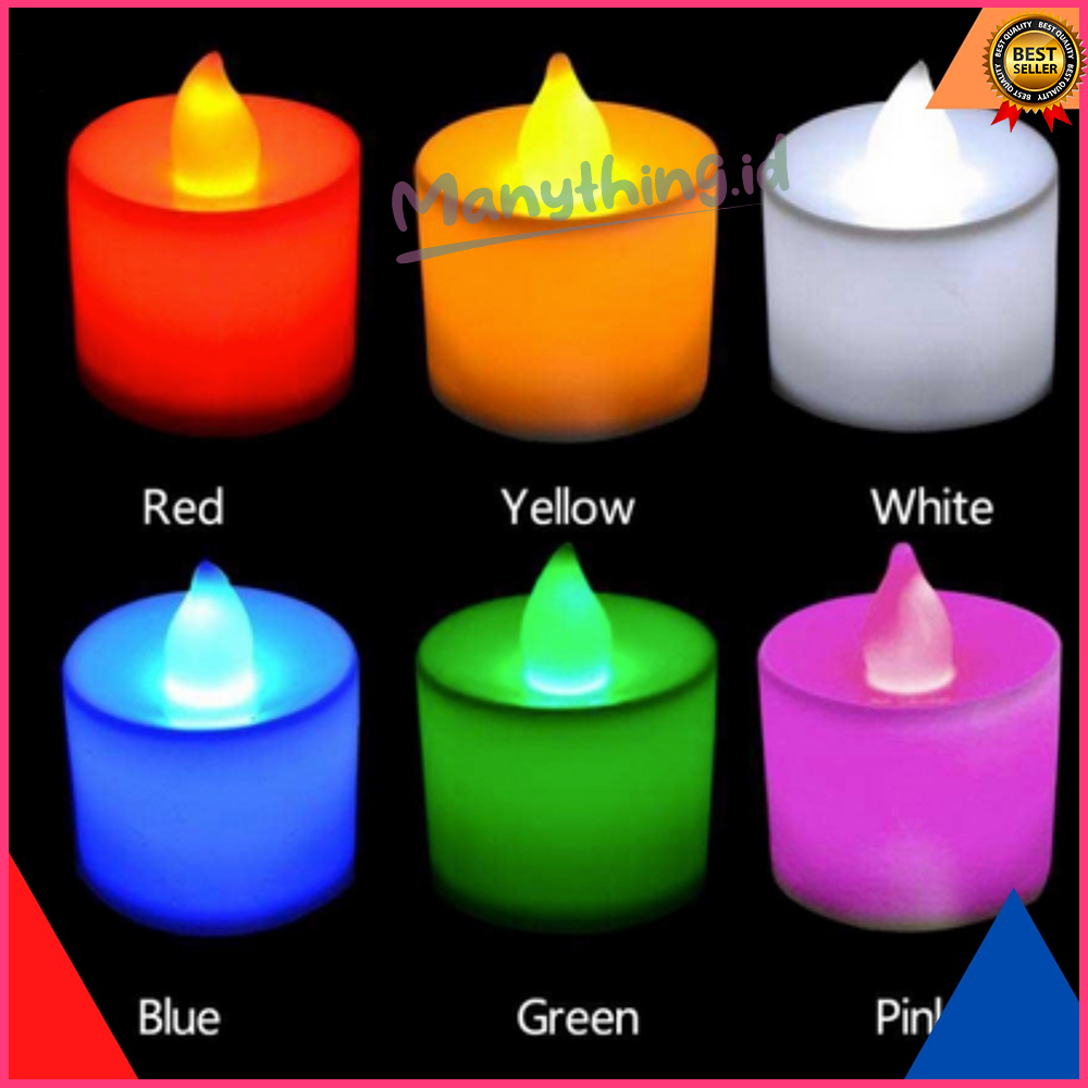 Lampu Lilin Elektrik / Lampu Hias LED Lilin / Lampu Lilin Hias Mini Portable Murah