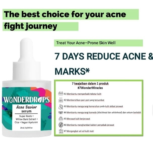 WONDERDROPS YOUTH PERFECTOR SERUM 20ML Mencerahkan Kulit