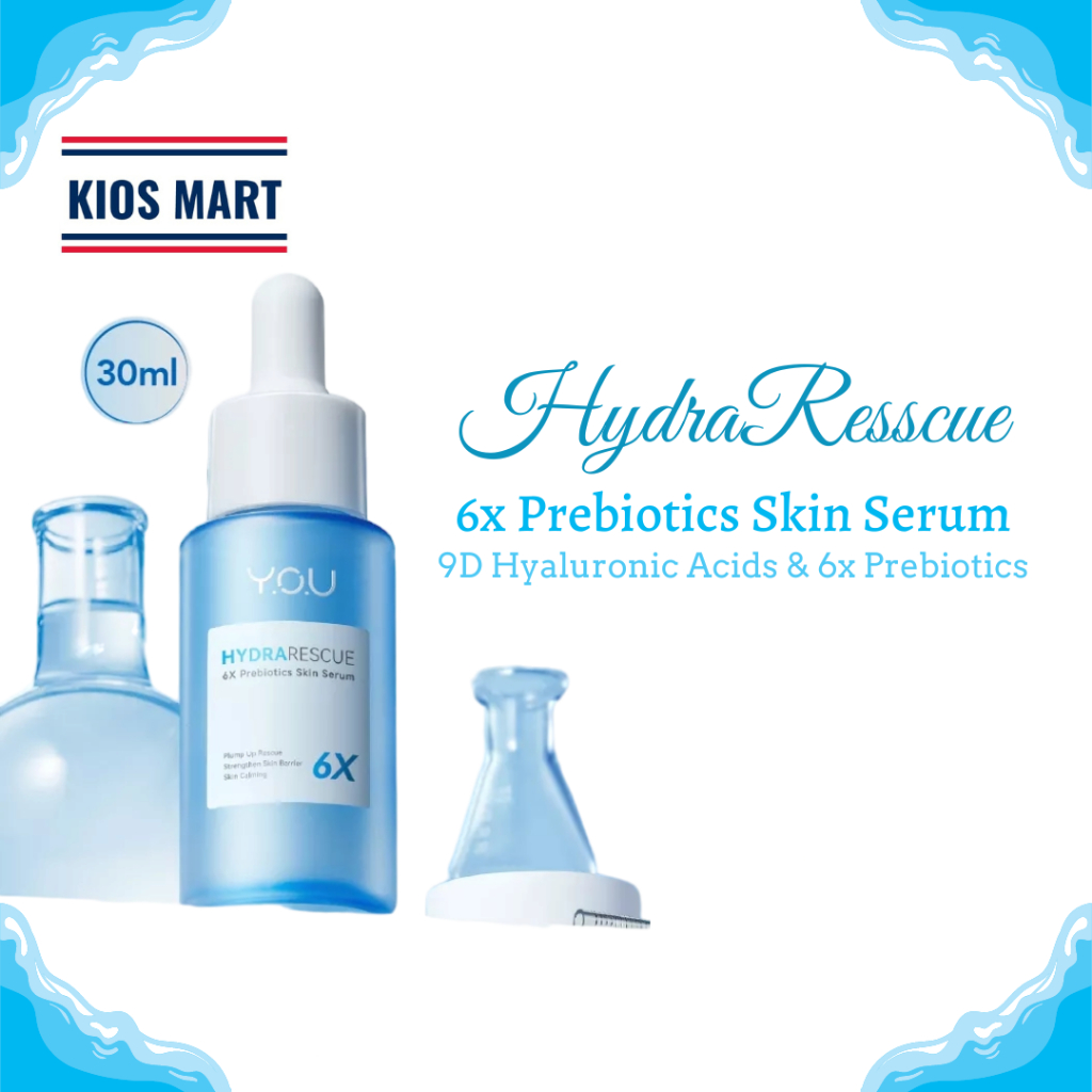You Hydra Rescue 6X Prebiotics Skin Serum Hyaluronic Acid for Hydrating 30ml