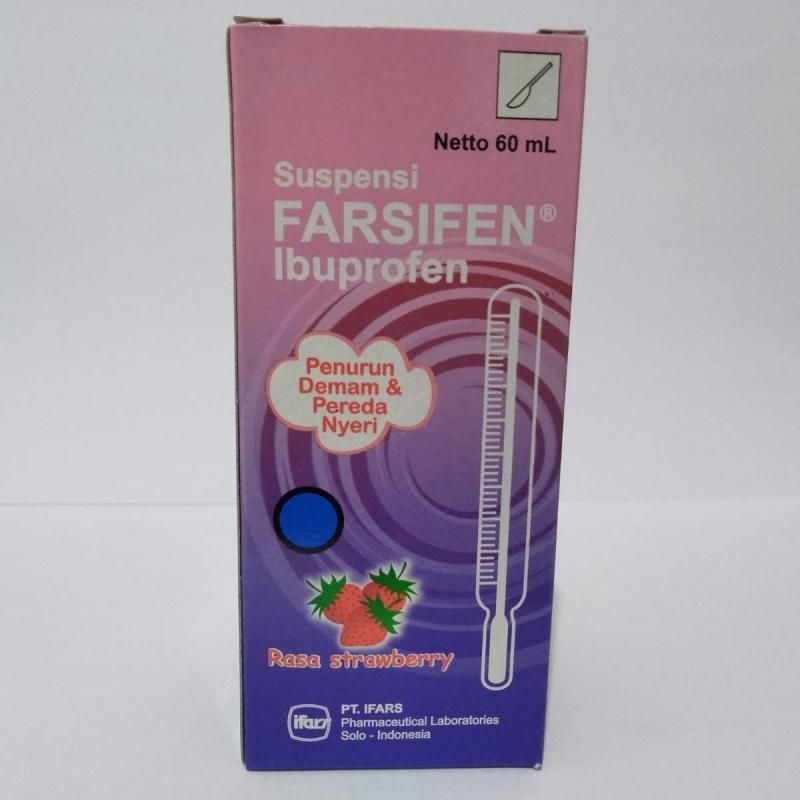 farsifen sirup 60 ml / ibuprofen sirup / obat panas anak / sirup panas anak