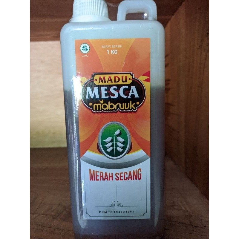 

Madu Mesca Merah Secang Mabruuk 1 kg