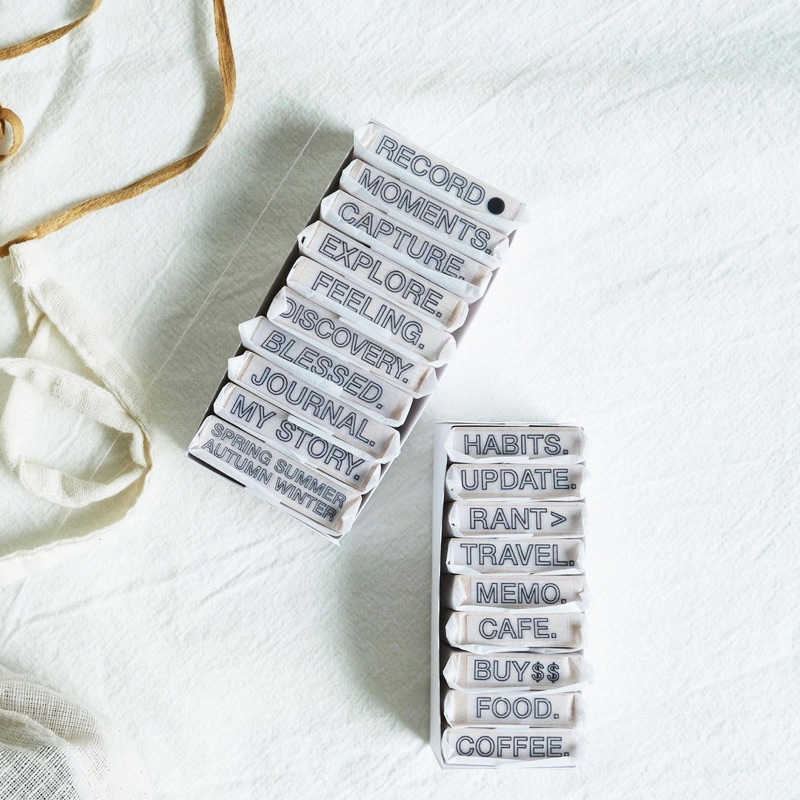 

Kurukynki DAYS Words Rubber Stamp