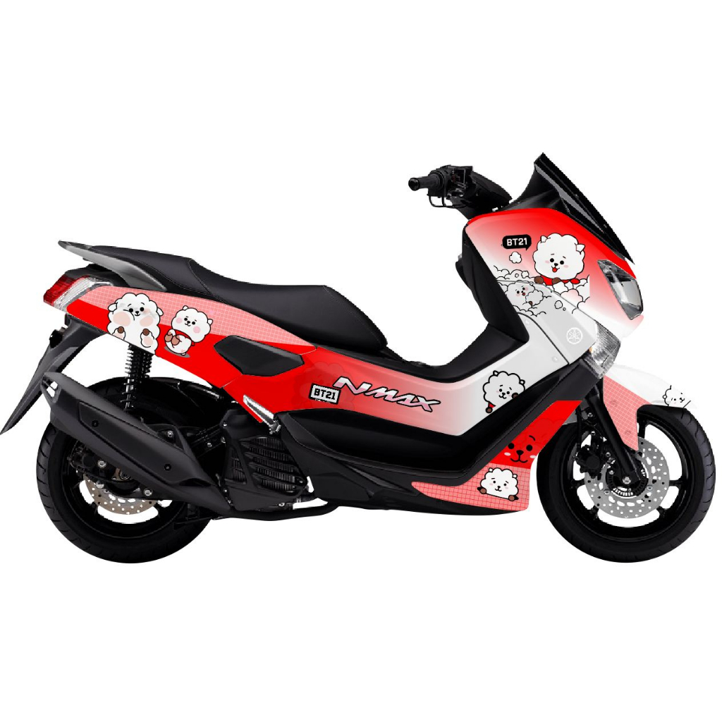 Decal Stiker Full Body Motor Yamaha N Max Nmax  - Boneka RJ BT21