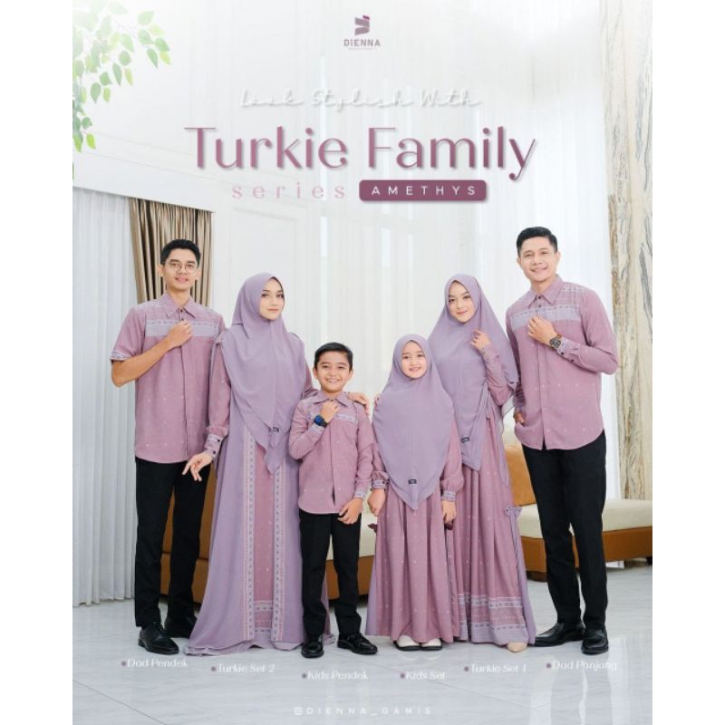 READY STOCK sarimbit couple keluarga Turkie family by dienna