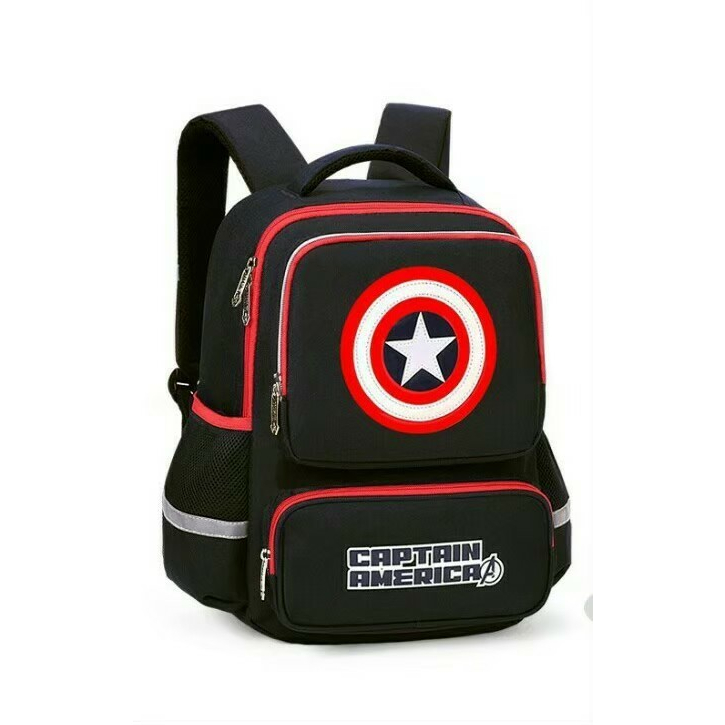 Tas sekolah anak laki laki SD SMP SMA karakter CAPTAIN AMERICA