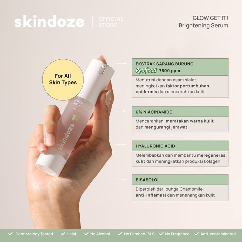 Skindoze Glow Get It Brightening Serum