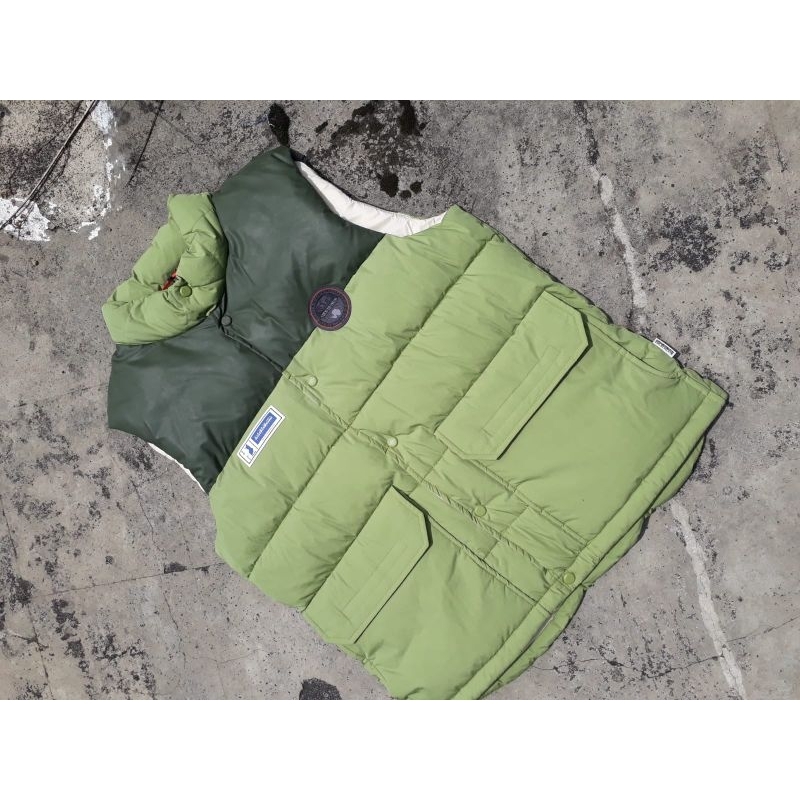 Napapijri Kamppi Vest Green Mosstone.(original)