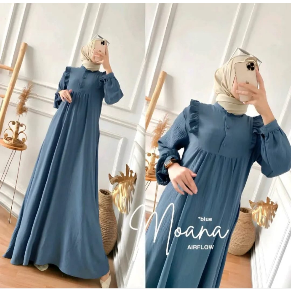 GAMIS CRINCLE DRESS TERBARU TRENN SAMA KINI / GAMIS ANITA JUMBO