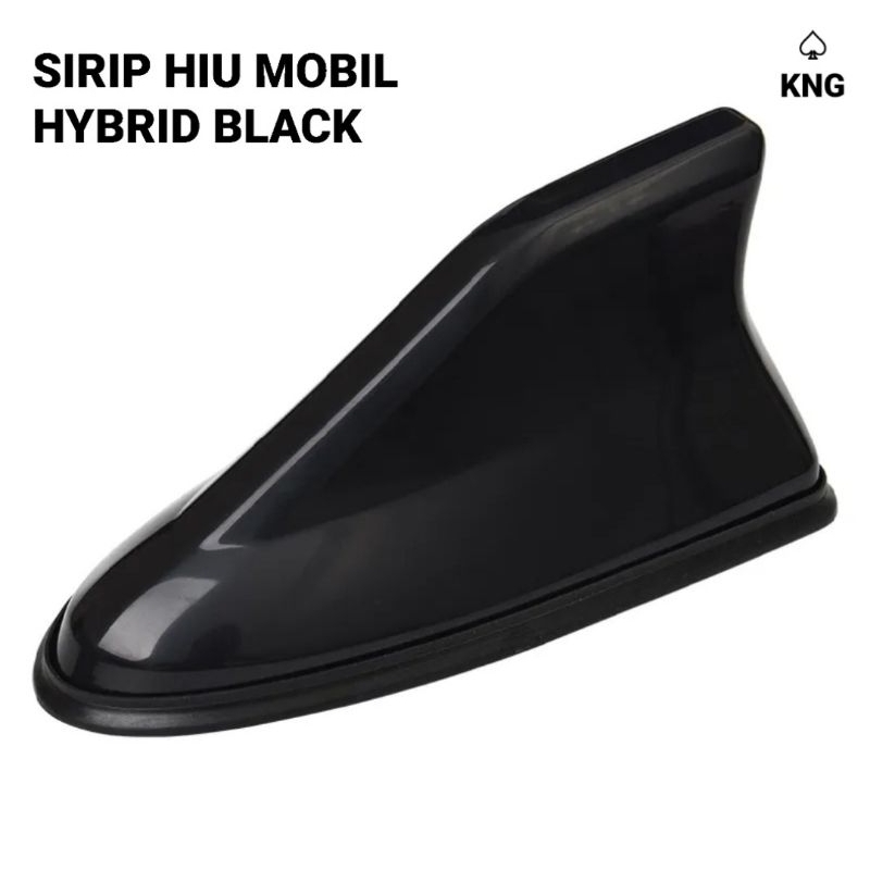 Antena Sirip Hiu Mobil Hybrid  Berfungsi Antena Radio Warna Hitam, Shark Fin Antena KNG Racing COD