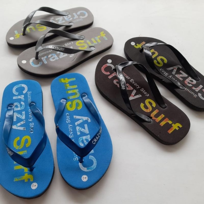 Sandal Pria Sandal Jepit Crazy Surf