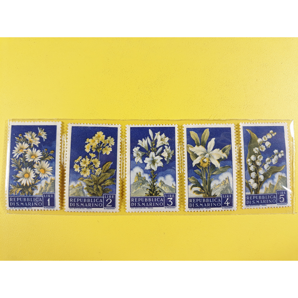 

Perangko San Marino Tema Bunga Tahun 1957 Set