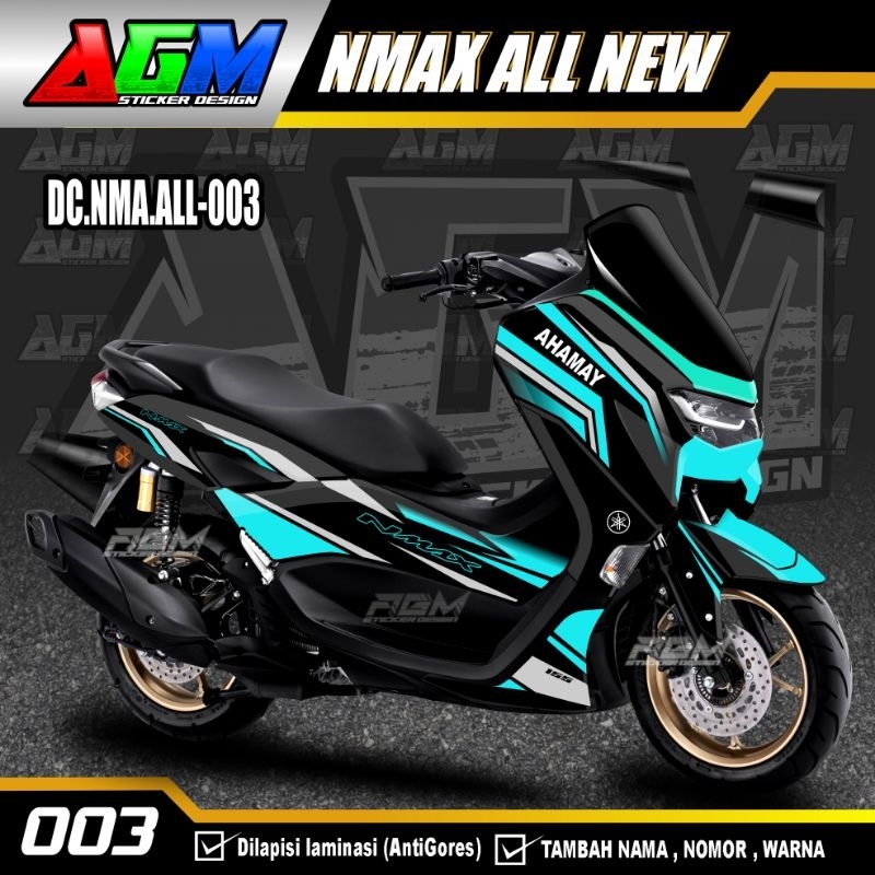 Sticker Decal Nmax 2015-2023 Full Body/Decal Nmax all New Full Blok Grafis