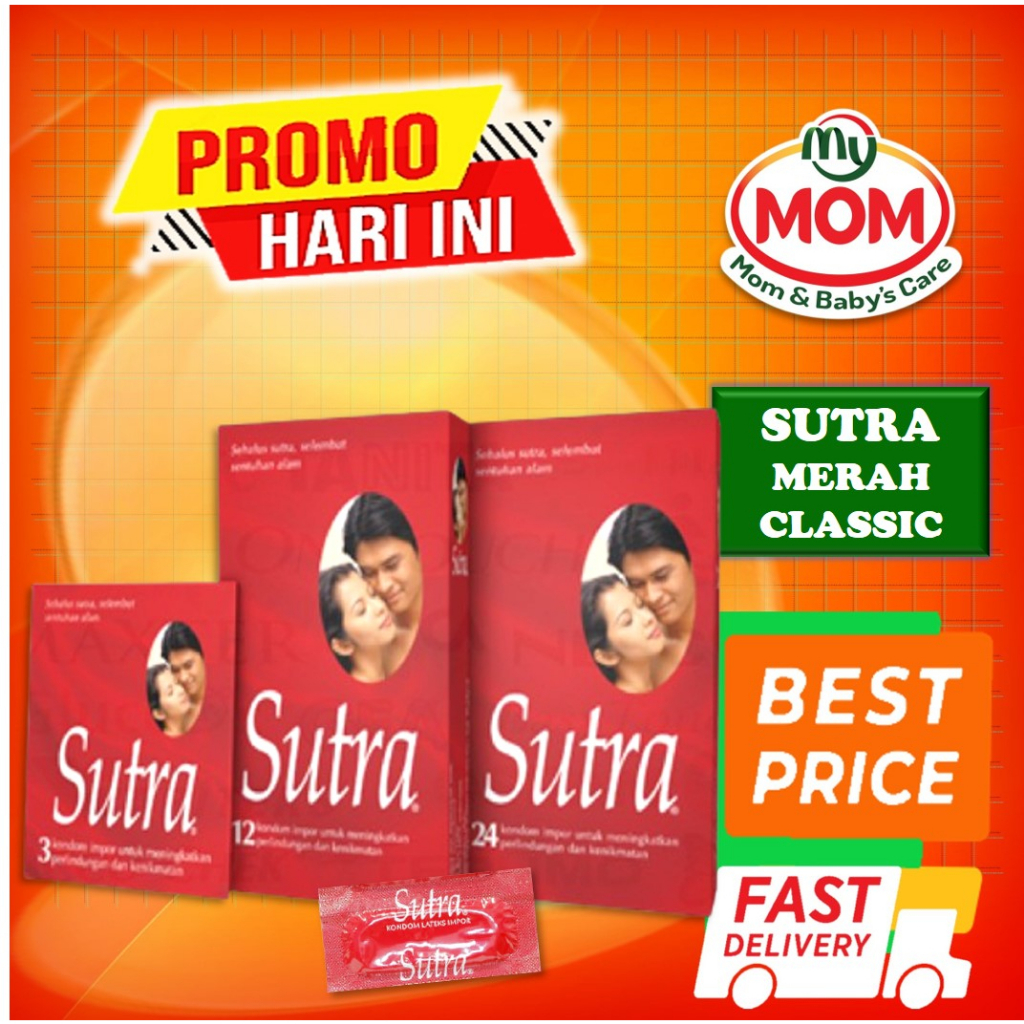 [BPOM] Kondom Sutra Classic / Kondom Sutra Merah / Sutra Kondom Import / MY MOM