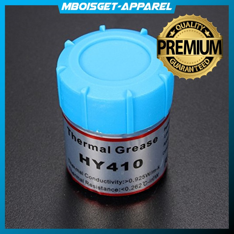MBOISGET - Halnziue Thermal Paste CPU Heatsink Silicone Compound Grease 10g - HY410 - Gray TERMAL PA