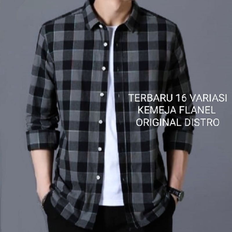 KEMEJA FLANEL PRIA WANITA TERBARU TERLARIS EXCLUSIVE 2023 KEMEJA FLANEL LENGAN PANJANG